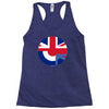 mod union jack, ideal gift, birthday present Racerback Tank