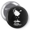 christmas icons with snow Pin-back button