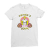 homer's gym Ladies Fitted T-Shirt
