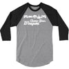choose your weapon game 3/4 Sleeve Shirt