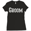 groom (2) Ladies Fitted T-Shirt