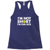 small tiny little shorty person gift tee Racerback Tank