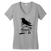nevermore Women's V-Neck T-Shirt