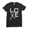 shear love Ladies Fitted T-Shirt