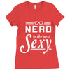 nerd is the new sexy Ladies Fitted T-Shirt