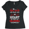 There's This Boy Who Stole My Heart He Calls Me Grandma Women's Triblend Scoop T-shirt