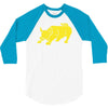 bull spain espana football animal tee all present sz new 3/4 Sleeve Shirt