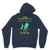 never underestimate an old man with a Hoodie