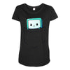 bmo pocket Maternity Scoop Neck T-shirt