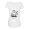 coffee addict Maternity Scoop Neck T-shirt