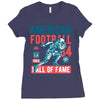 american football Ladies Fitted T-Shirt