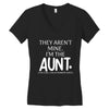 the cool fun and favorite aunt Women's V-Neck T-Shirt