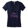 I Love My Trucker To The Moon And Back To Infinity And Beyond Forever Women's V-Neck T-Shirt