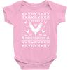 Merry Maverickmas Ugly Christmas Sweater Baby Onesie