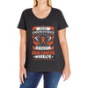 Never Underestimate the Strength of a Skin Cancer Warrior Ladies Curvy T-Shirt