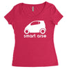 smart arse Women's Triblend Scoop T-shirt