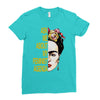 ask me about my feminist agenda frida kahlo Ladies Fitted T-Shirt