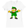 happy saint patrick day simpson Ladies Fitted T-Shirt