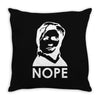 nope Throw Pillow