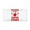Reading Is My Superpower License Plate