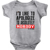 conor mcgregor apologize ufc mma notorious Baby Onesie