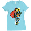 inside a mushroom Ladies Fitted T-Shirt