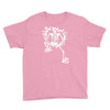 a skeleton crawling Youth Tee