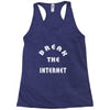 break the internet tie dye girls muscle top Racerback Tank