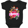 paw patrol birthday girl Baby Bodysuit
