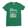 candy corn Ladies Fitted T-Shirt