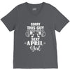 sorry this guy is already taken by a super sexy  april girl V-Neck Tee