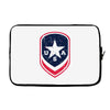 land of the free shield Laptop sleeve