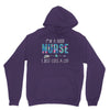 i'm a good nurse i just cuss a lot Unisex Hoodie