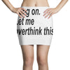 hang on Mini Skirts