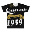 queens are born in 1959 All Over Men's T-shirt