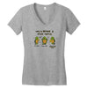 become a ninja turtle Women's V-Neck T-Shirt