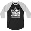 fishing t shirt funny fishing 3/4 Sleeve Shirt