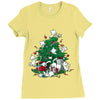 cat tree Ladies Fitted T-Shirt