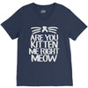 are you kitten me right meow V-Neck Tee