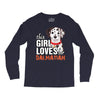 This Girl Loves Her Dalmatian Long Sleeve Shirts