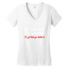 it's not that i'm immature Women's V-Neck T-Shirt