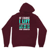 cat cats lift lifting fitness Unisex Hoodie
