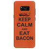 keep calm and eat bacon t shirt funny parody meat tee food pig hog bre Samsung Galaxy S8