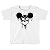 skull mickey cartoon Toddler T-shirt