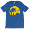beach silhouette birds sand sunset T-Shirt