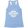 fake news Racerback Tank