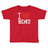 i love techno Toddler T-shirt