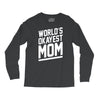 world's okayest mom funny Long Sleeve Shirts