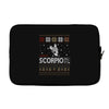 santa scorpio christmas ugly t shirts Laptop sleeve