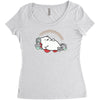 tubbs the hutt Women's Triblend Scoop T-shirt